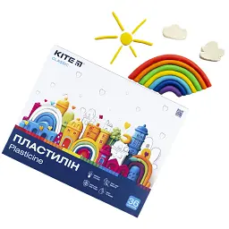 Пластилін восковий Kite Classic 36 кольорів 720 г (K-078) - мініатюра 5