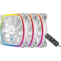 Вентилятор Enermax SQUA RGB WHITE 3x 120 mm 3шт (UCSQARGB12P-W-BP3)