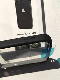Оригінальний протиударний чохол Spigen Ultra Hybrid для iPhone 13 Matte Black ACS03523 - мініатюра 5