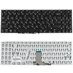 Клавіатура для ноутбука ASUS (X509 series) ukr чорний без фрейма