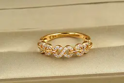 Кільце Xuping Jewelry Вісімки р 18 золотисте