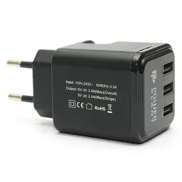 Зарядний пристрій PowerPlant W-360 3*USB/3.4A (DV00DV5065) - мініатюра 3