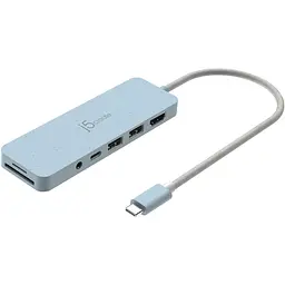 USB-Хаб j5create JCD373EC-N, USB Type-C 6-в-1 (JCD373EC-N)