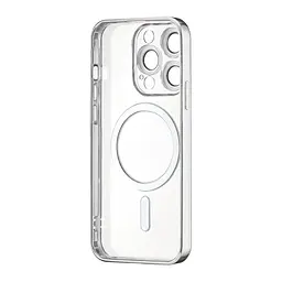 Чохол Ductil Metallic Edge with MagSafe (Protected Camera & Lens) iPhone 14 Pro Silver - мініатюра 3