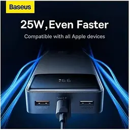 Портативна батарея Baseus Bipow Fast charge Power bank 20000mAh 25w PPBD020301 - мініатюра 4