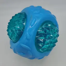 Іграшка, що світиться для собак Bonny Round Ball of Flash, M Блакитний
