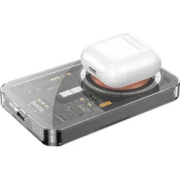 Зовнішній акумулятор Hoco Q14 Ice Crystal MagSafe 5000mAh 20W Black [796684] [101298] - мініатюра 3