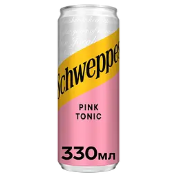 Напій Schweppes Pink Tonic безалкогольний 330 мл (953755) - мініатюра 2