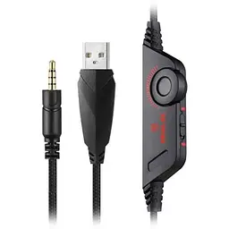 Гарнітура Real-El GDX-7650 Black/Red (EL124100043) - мініатюра 9