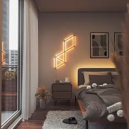 Розумна система освітлення Nanoleaf Lines Smarter Kit 9шт [80717] - мініатюра 8