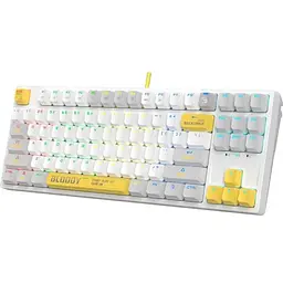 Клавиатура проводная A4Tech Bloody S87 BLMS Red Plus Switch Energy White (S87 Energy White) - миниатюра 4