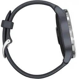 Спортивний годинник Garmin Venu Silver Stainless Steel Bezel w. Granite Blue and Silicone B. (010-02173-01/010-02173-03) - мініатюра 4