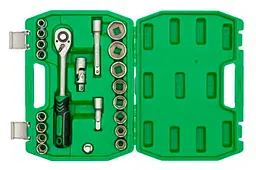 Набір ручного інструменту Intertool ET-6021SP 1/2" SemiPRO у наборі 21 предмет - мініатюра 2