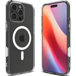 Прозорий чохол Spigen Ultra Hybrid T (MagFit + Camera Control) White для iPhone 16 Pro Max (ACS08505) - мініатюра 2
