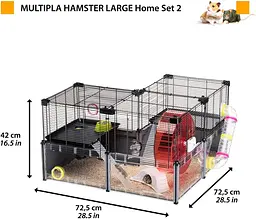 Клітка Ferplast Multipla Hamster Large для хом`яків та мишей - мініатюра 6