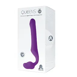 Безремневий страпон Adrien Lastic Queens M регульований вигин діаметр 3.4 см - мініатюра 4