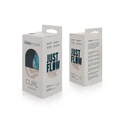 Скляна анальна пробка Gildo - Ocean Curl Glass Butt plug - мініатюра 9