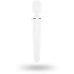 Вібромасажер Satisfyer Wand-er Woman (White/Chrome) - мініатюра 4