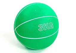 Медбол EasyFit RB 3 кг (медичний м'яч-слембол без відскоку) (EF-8407-3)
