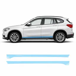 Антигравійна захисна бронеплівка за лекалами для BMW X1 F48 2015-2022 - нижня зона кузова та пороги