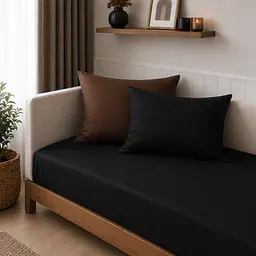 Дитяча постільна білизна MIRSON JUNIOR фланель Black/Brown 150х220см (2200012801628) - мініатюра 8