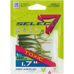 Силікон Select Toxic 1.7" 087 FE (8 шт/уп) - мініатюра 2