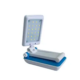 Настільна лампа AostWell BL-1018L, акумуляторна, біло-синя, 20 LED, 2 Вт - мініатюра 4