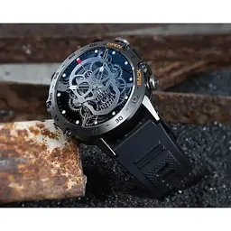 Смарт-годинник Lemfo K52 силіконовий ремінець Black Black (16360-hbr) - мініатюра 6