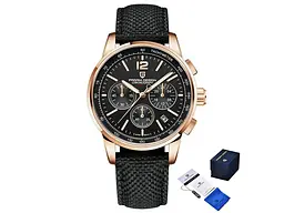 Чоловічий наручний годинник YS008 Rose Gold-Black Pagani Design acs0031090 - мініатюра 2