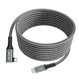 Кабель Oculus Link USB-C 3.2 Type-C Quest 2/3/Pro Pico 4 5 м Сірий (CC-5mGS) - мініатюра 6