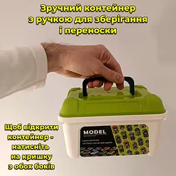 Комплект іграшкових машинок Cool Car Set з інерційним механізмом в боксі-контейнері з ручкою 30 шт. - мініатюра 11