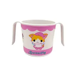 Чашка з бамбукового волокна Mega Zayka MGZ-0150(Pink) з малюнком, 200 мл