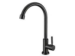 Монокран MIXXUS на мийку чорний для холодної води з нерж.сталі SUS304 MONO-01.SUS BLACK