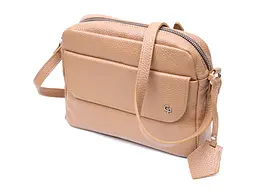 Шкіряна жіноча сумка GRANDE PELLE 23х17х7 см sum0023596 - мініатюра 1
