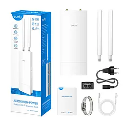 Точка доступу зовнішня WiFi 6 2.5G Cudy AP3000 OUTDOOR з підтримкою Mesh дводіапазонна (73-00527) - мініатюра 7