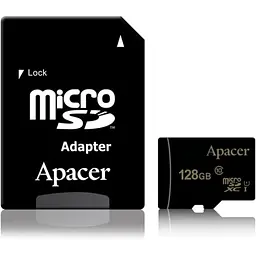 Картка пам'яті Apacer MicroSDXC 128Gb class 10 (adapter SD) AP128GMCSX10U1-R