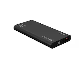 Зовнішній акумулятор Powerbank Tracer 10000 mAh PD20W+QC3.0 алюмінієвий корпус (Чорний) - мініатюра 3