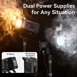 Студійне світло Ulanzi VL-200Bi + Power Adapter 200W [133666] - мініатюра 8