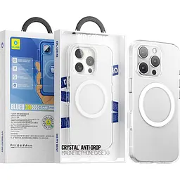 Чохол Blueo Crystal+ Anti-Drop Case with MagSafe для Apple iPhone 16 Pro Transparent (BL039) [115588] - мініатюра 4