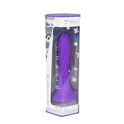 Фалоімітатор Silexd Fantasy Line Dreamy 7”, 18.5 см (фіолетовий) - мініатюра 9
