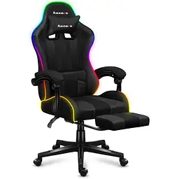 Крісло Huzaro Force 4.7 Black RGB тканина - мініатюра 2