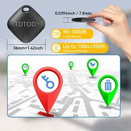 Bluetooth-трекери TDTOD Smart Tag, 2 шт, для Google Find My Device, IP66 - мініатюра 6