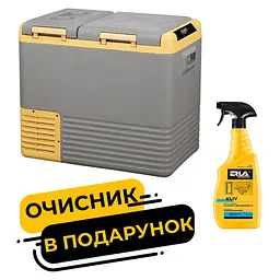 Холодильник автомобільний Brevia 40л двокамерний 22560 + Очисник для пластику Erla Kliv 750мл(na_224)