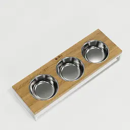 Hollky Base Bar — три миски на підставці (3 × 0,45 л) - мініатюра 6