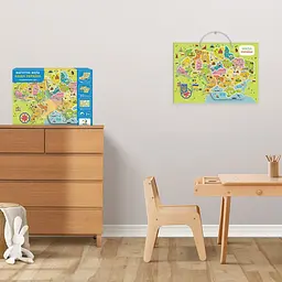 Розвиваюча гра "Магнітна мапа України" DoDo Toys 200268 30 магнітних елементів - мініатюра 3