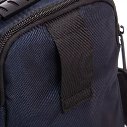Сумка чоловіча на плече Lanpad нейлон Синя - мініатюра 6