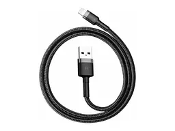 Кабель BASEUS Cafule Cable USB For Lightning 2.4A 1m Gray+Black (CALKLF-BG1)