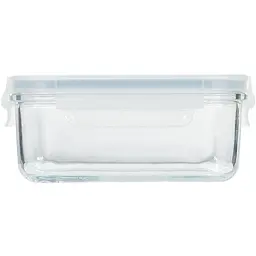 Контейнер Glasslock скляний з пластиковою кришкою квадратний 1.2 л (MCSB-120) - мініатюра 4