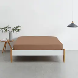 Простирадло на резинці Cosas Rum 180х200х20 см (Brown_180х200x20) - мініатюра 2