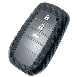 Чохол для автоключів Toyota ZB 3 силікон карбон оригінал (906) (3896)